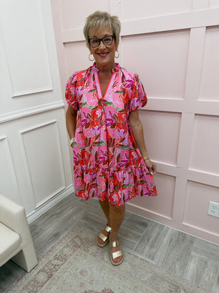 Pink Oasis Dress