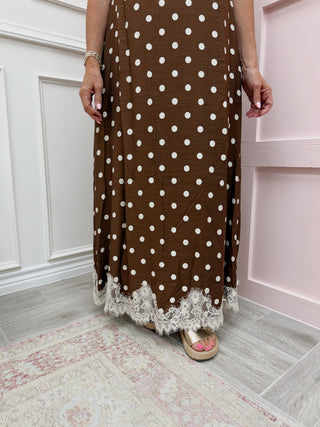 The Sweet Water Dress - Brown