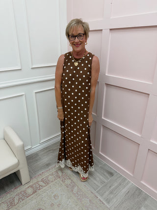 The Sweet Water Dress - Brown