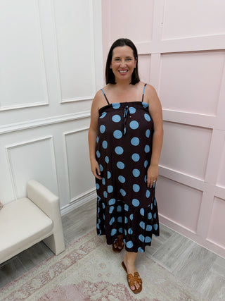 Daphne Polka Dot Dress