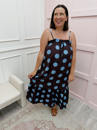 Daphne Polka Dot Dress