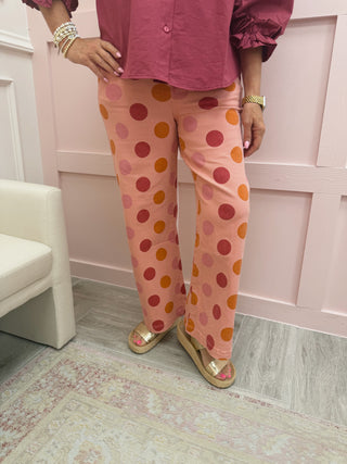 Autumn Fireside Pant - Coral Pink