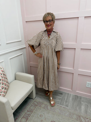 Chestnut Hill Dress - Brown