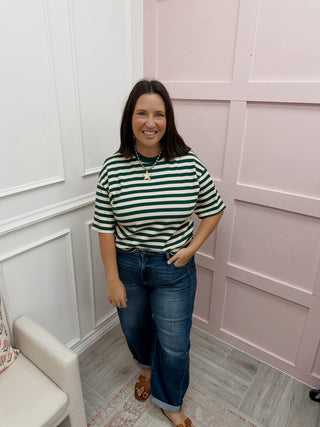 Charlotte Top - Heather Green