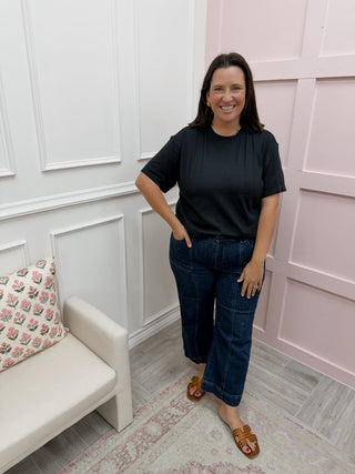 DOORBUSTER: Running Errands Tee - Black