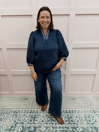 Navy Nights Top
