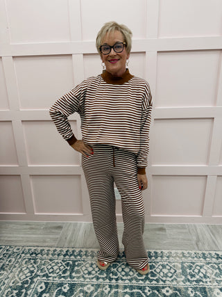Out Of Office Set - Brown Stripe