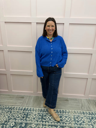 Piper Cardigan - Blue