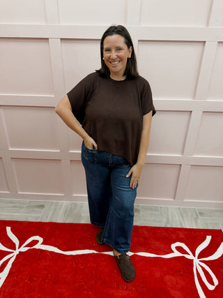 Just So Chic Top - Brown