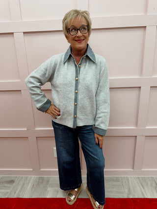 Hollis Denim Cardigan