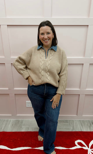 Jenn Denim Sweater