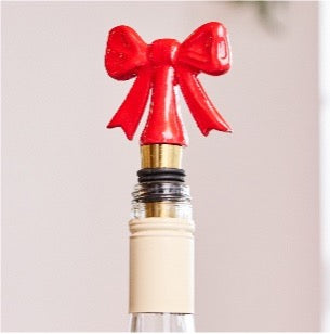 Wine Stopper Red Bow